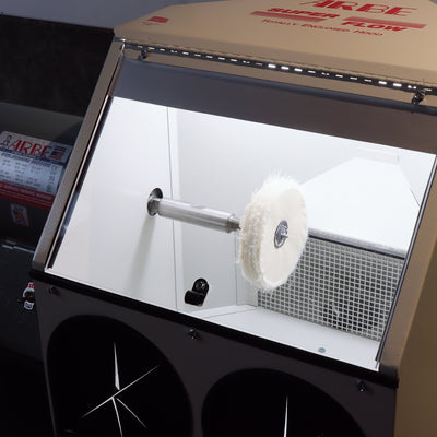 Enclosed Sit-Down Polishing System โ W/ Dust Collector - ARBE