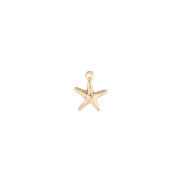 Starfish Charm, Gold-Filled 14k, for Permanent Jewelry