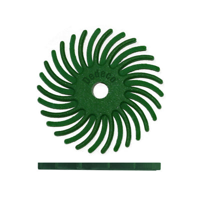 1" Radial Bristle Disc - Pack of 48 - 1/8" Arbor