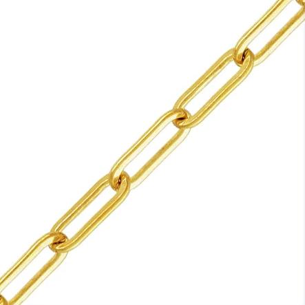2.5x6.5mm Paperclip Infinity Links, 14k Gold Fill Chain, 60" Length - "Leo"