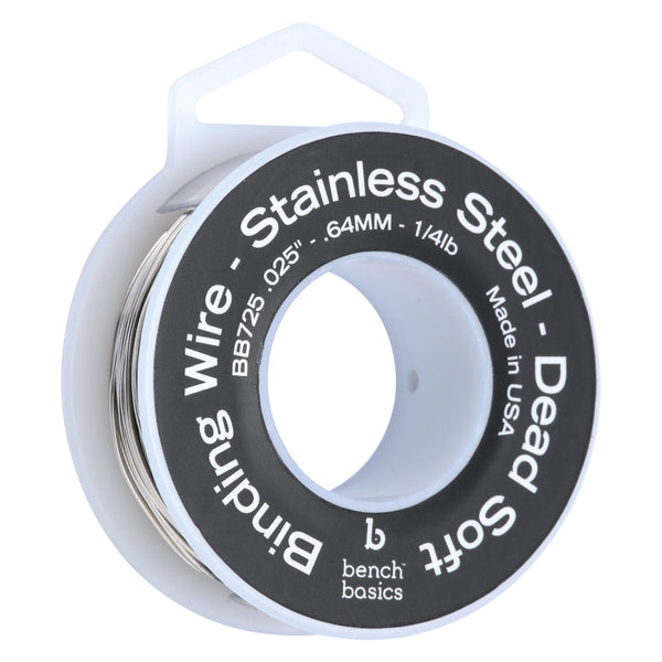 Stainless Steel Wire for Binding and Handling, 1/4lb Spool