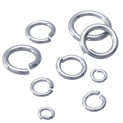 14K White Gold Round Jump Ring