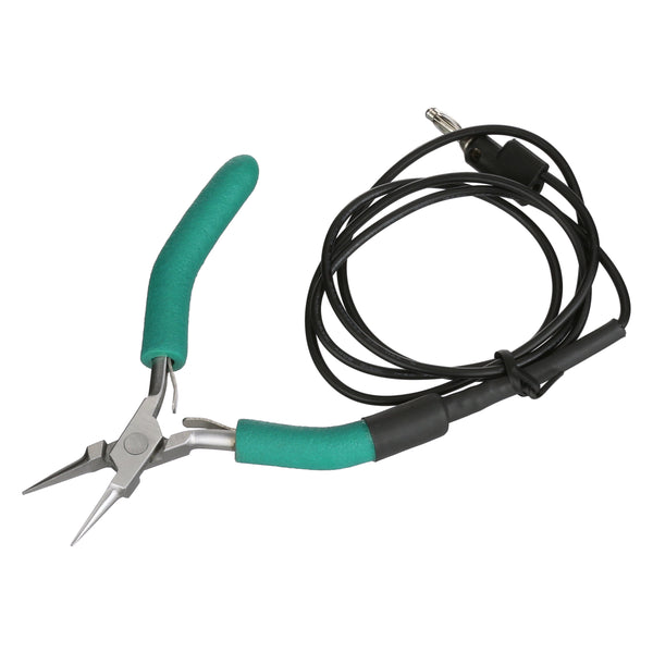 Grounded Needle Nose Pliers for Permanent Jewelry
