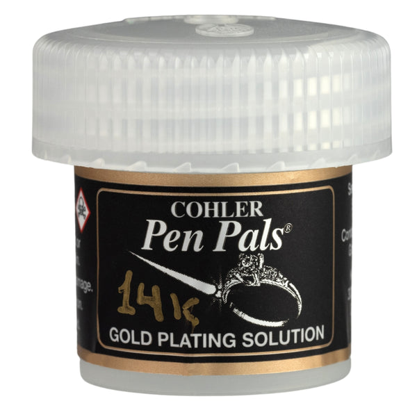 Cohler Gold Pen Plating Solution, 1oz jar, by Krohn Industries