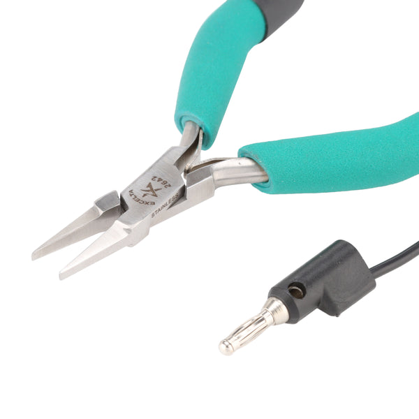 Grounded Flat Nose Pliers for Permanent Jewelry