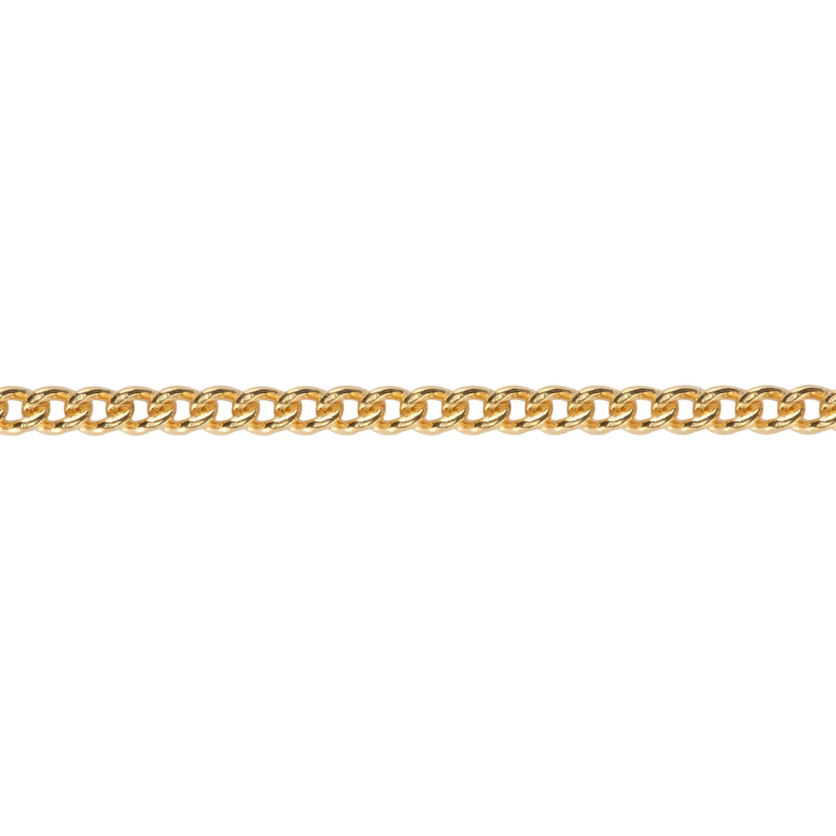 Curb Link Chain, 2.3mm, Permanent Jewelry Ready, 14k Gold Fill