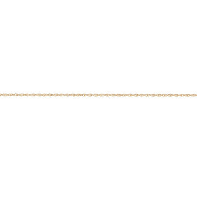1.1mm Triple Overlap Rope Chain, 14k Gold Fill, 60" Length, "Taurus"