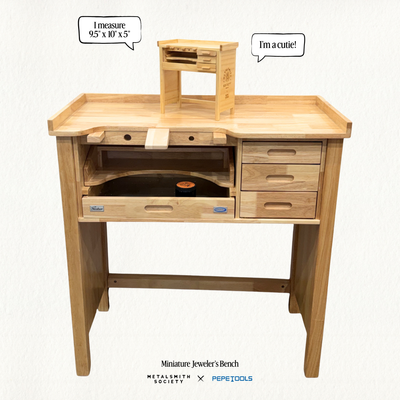 Miniature Jeweler's Bench — Metalsmith Society × Pepetools
