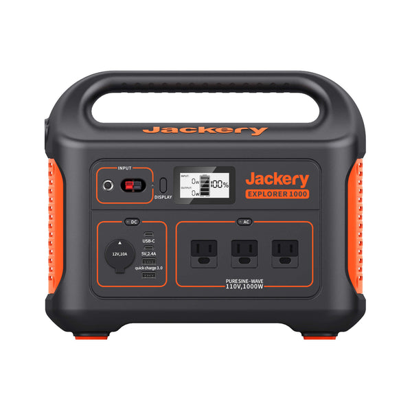 Jackery Explorer 1000 Portable Power Station — Backup Power for Perman