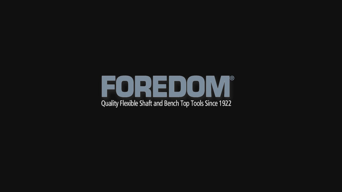 Foredom MALC15 grinding and polishing demonstration