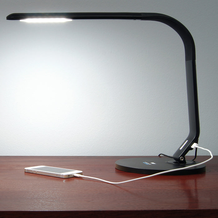 LED Tabletop Lamp w/ USB Port (Diamond Grading) - GEMORO HORIZION