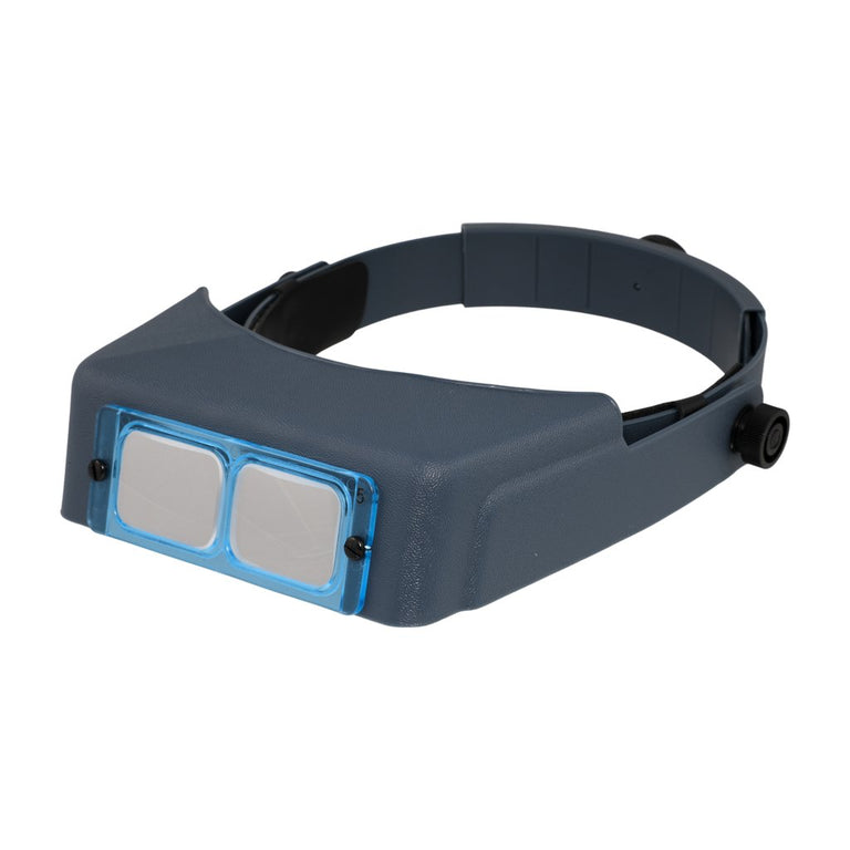 Headband Magnifier Headset Magnifying Visor with 4Glass Optical Lens Plates