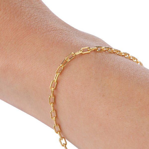 2.4x4mm Paperclip Dainty Infinity Chain, 14k Gold Fill, 60" Length "Pisces"