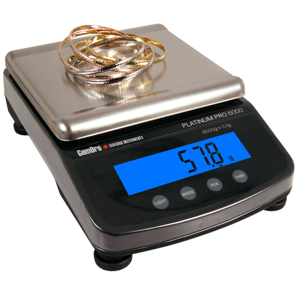 Digital Scale, 6000g x 0.1g - GEMORO PRO6000