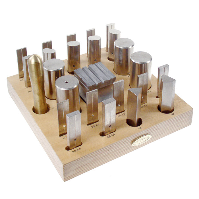 30 Piece Dapping Punch and Swage Block on sale Forming Block Set of Tools Jewelry Making