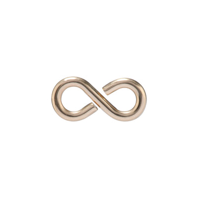 Infinity Charm Connector, 14k Gold filled, 5 pack