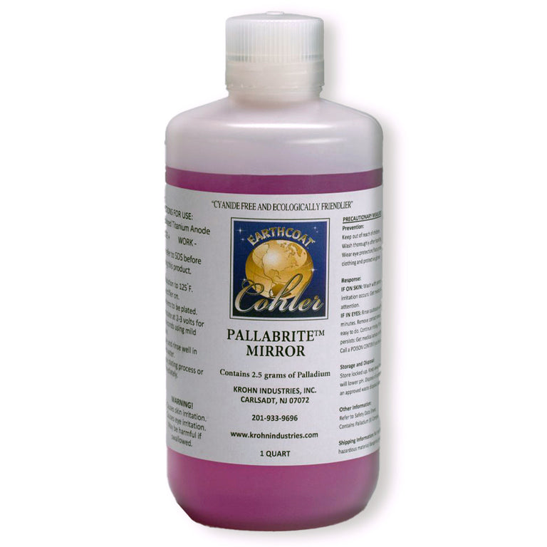 EarthCoat Cyanide Free Bath Plating Solutions Quart Bottles