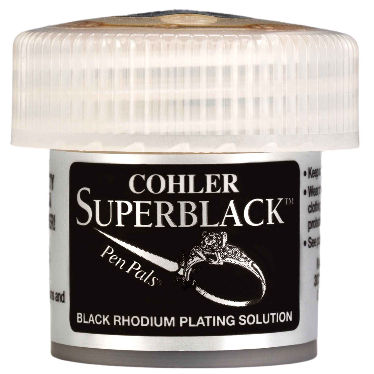 Black Rhodium Pen Plating 1/4G, 1/2G, or 1G (Cohler™ SUPERBLACK™)-Pepetools