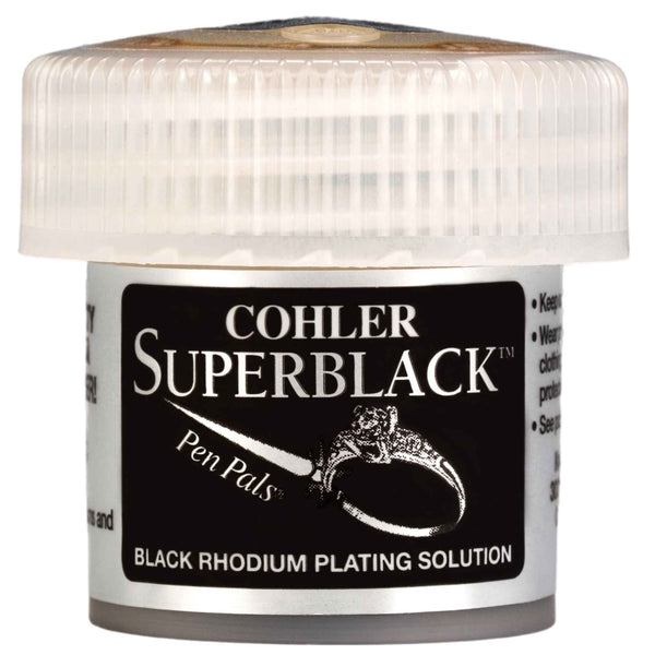 Black Rhodium Pen Plating 1/4G, 1/2G, or 1G (Cohler™ SUPERBLACK™)