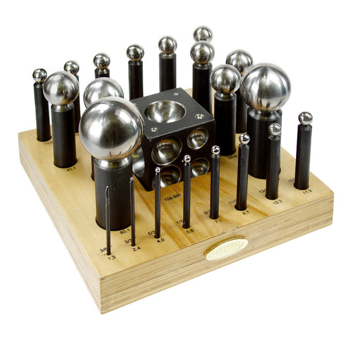Dapping Cube 21 Punch Dapping & Cube Set – Pepetools