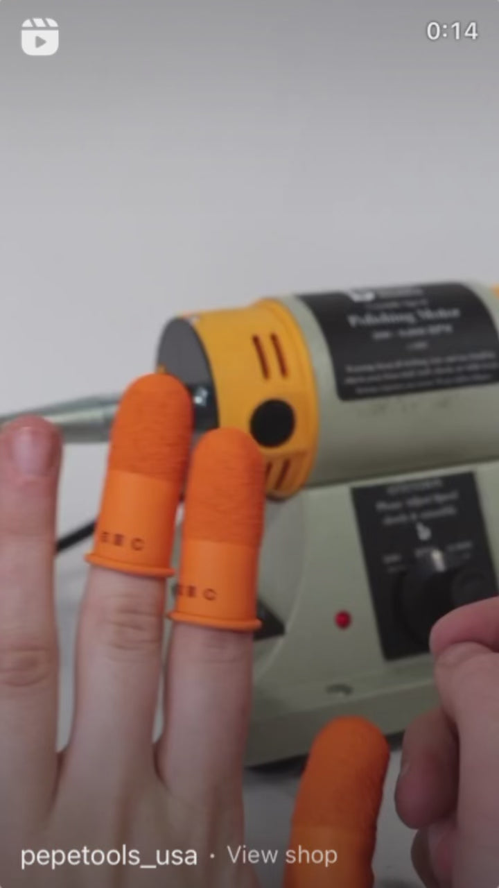 Finger Tips Anti Slip Fingertip Protector, 20 Pack 28mm Silicone
