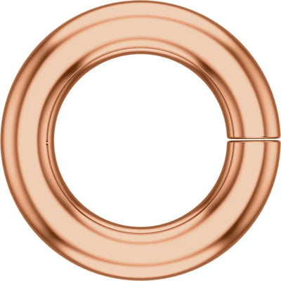 14K Rose Gold Round Jump Ring